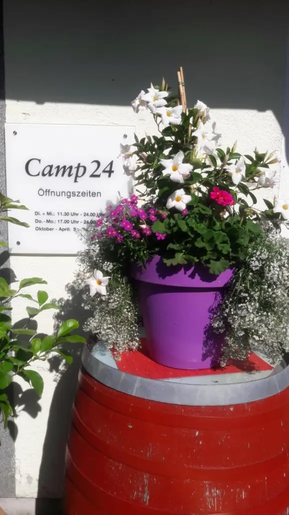 Gastgarten im Camp24
